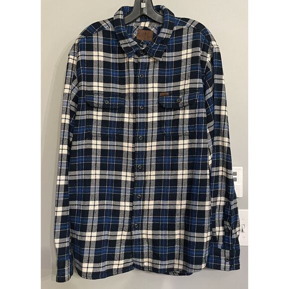 Orvis Shirt Jacket Shacket Heavyweight‎ Plaid Button Up Pockets Mens XL - Picture 1 of 9